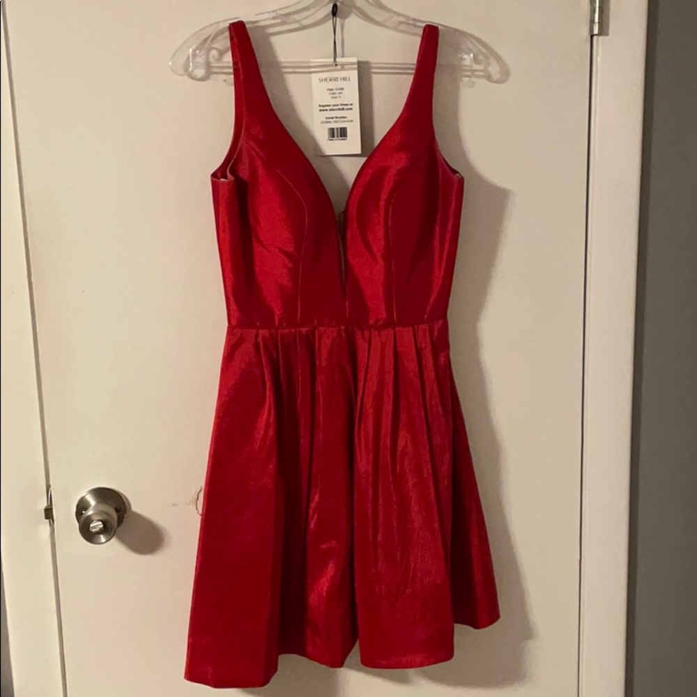 Sherri Hill short red dress